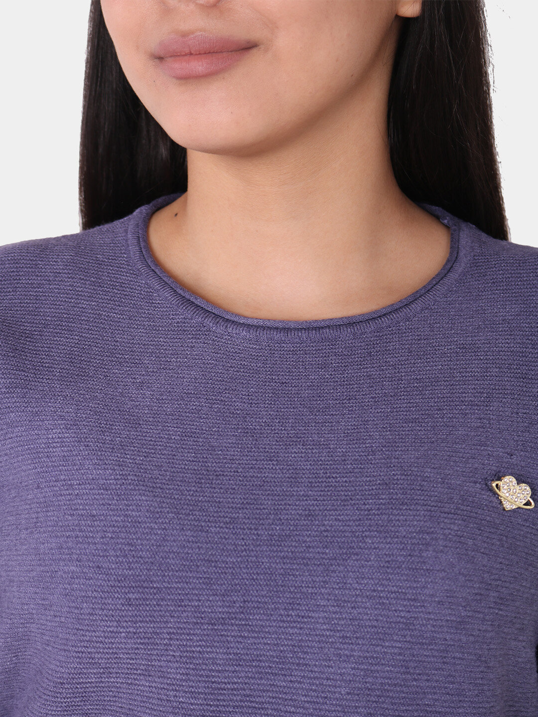 Свитер размер One Size, , фиолетовый — фото 1