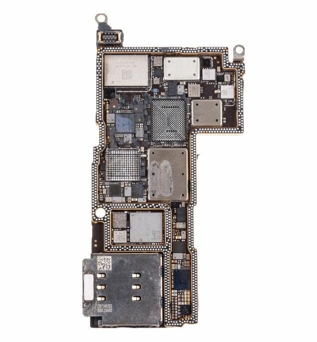 Материнская плата для iPhone 13 Pro Max Sim+E-Sim без микросхем (Нижняя часть)