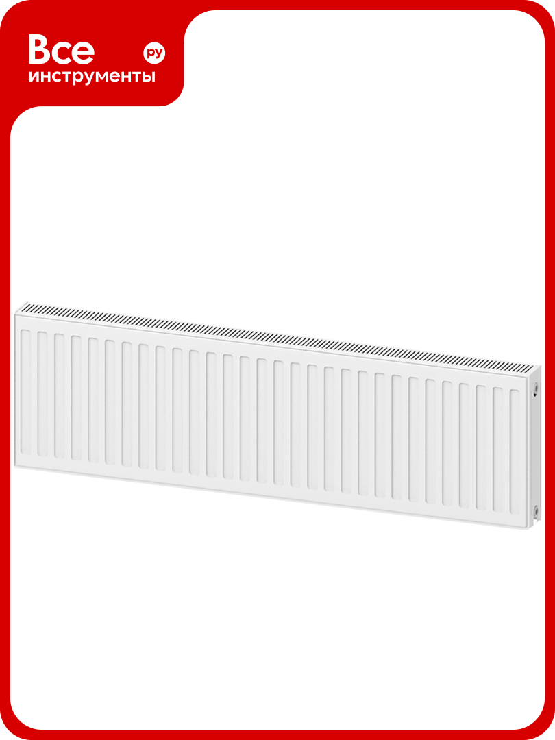 Радиатор отопительный стальной панельный Primoclima тип C21  высота 300 мм  длина 500 мм C21 300X500