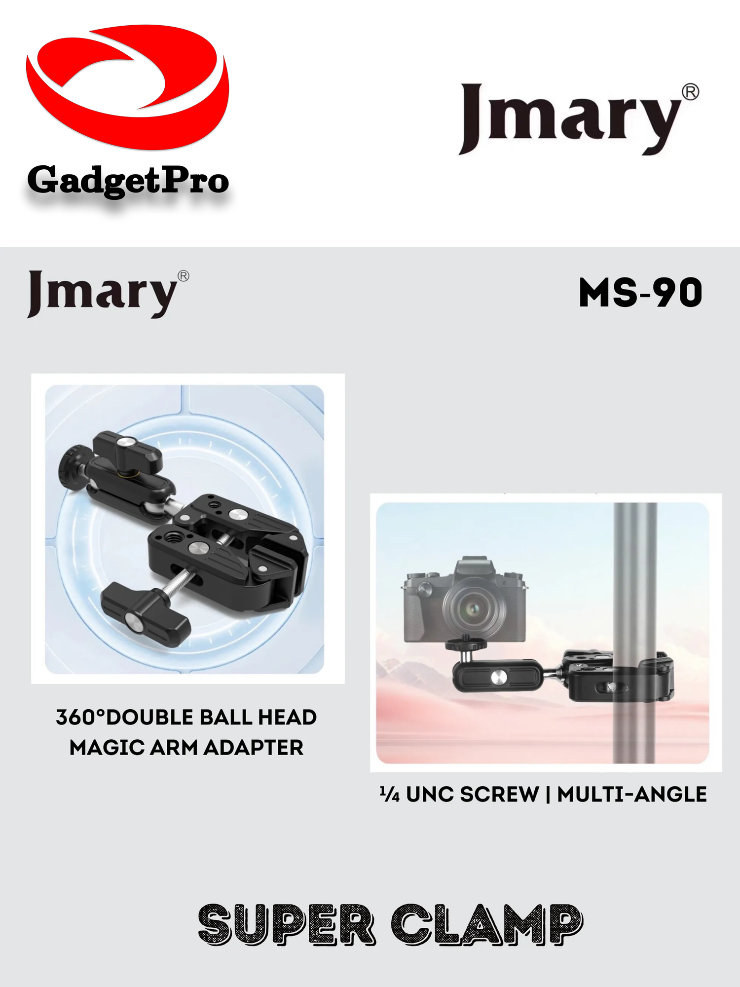 Селфи-палка Jmery MS-90 для телефона: телескопический монопод с Bluetooth, черный, надежный