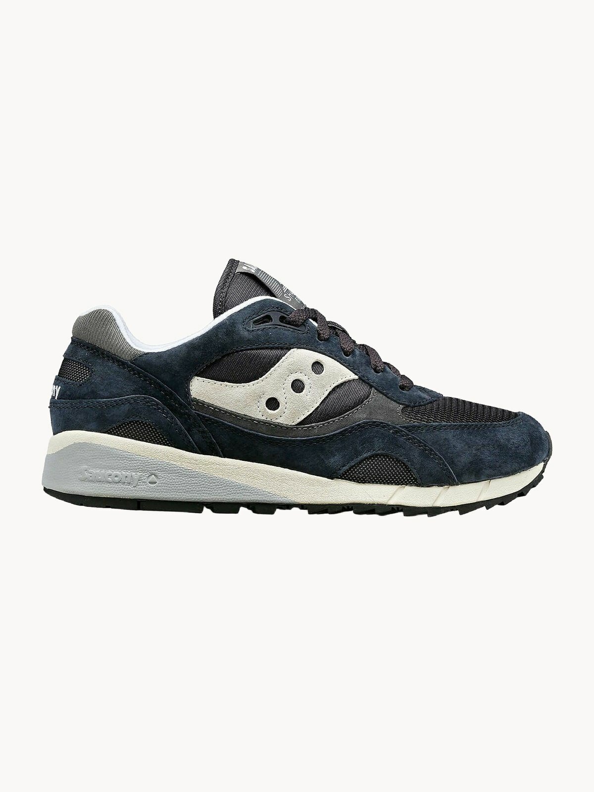 Кроссовки saucony Shadow 6000, размер 9.5 US, темно-синий/черный