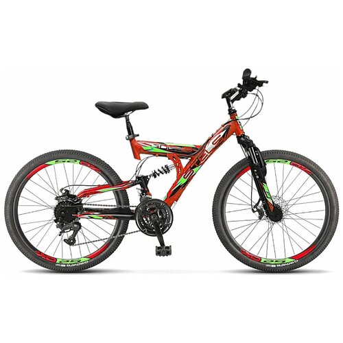 Велосипед подростковый STELS Focus MD 24 рама 16 18-sp V010 красныйчерный 2450000₽