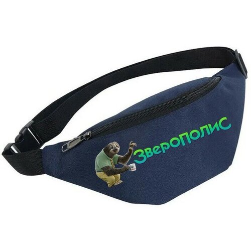 фото Сумка поясная noname, синий