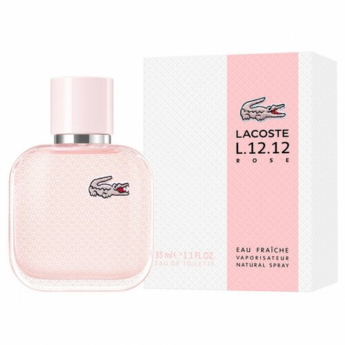 Lacoste Женский L.12.12 Rose Eau Fraiche Туалетная вода (edt) 35мл irresistible eau de toilette fraiche туалетная вода 35мл