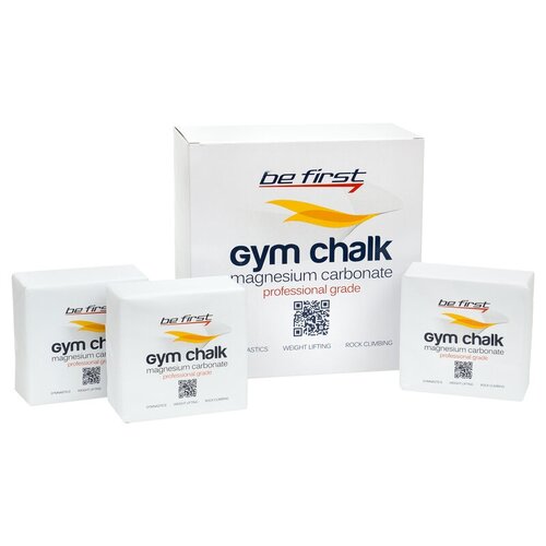 спортивная магнезия be first спортивная магнезия gym chalk powder 450 г белый Be First Магнезия в брикетах