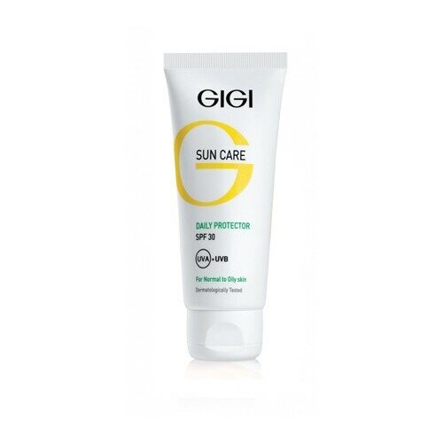 GIGI (ДжиДжи) Sun Care Daily SPF 30 DNA Protector For Oily Skin / Крем SPF 30 с защитой ДНК для жирной и комбинированной кожи, 75 мл