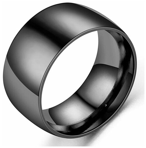 Кольцо помолвочное TASYAS, размер 18.5, черный