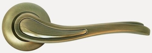 Изображение товара LONDON EYE, ручка дверная межкомнатная MH-26 MAB/AB цвет- матовая античная бронза / античная бронза