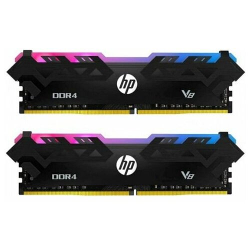 Оперативная память HP DDR4 32Gb 3600MHz V8 RGB series 2x16Gb, 8MG07AA#ABB