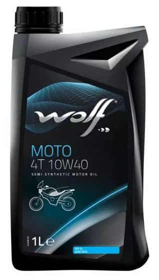 WOLF OIL 1043808 Масло для мототехники MOTO 4T 10W40 1L