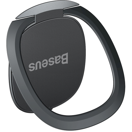 Кольцо-держатель Baseus Invisible Phone Ring Tarnish серебристый, черный, серый