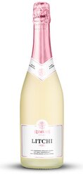 Шампанское безалкогольное Rimuss Apero Champion Litchi-Perl полусухое с ароматом личи 0,75 л