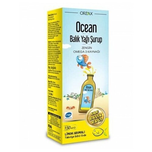 Ocean Fish Oil syrup (150 мл) (лимон)