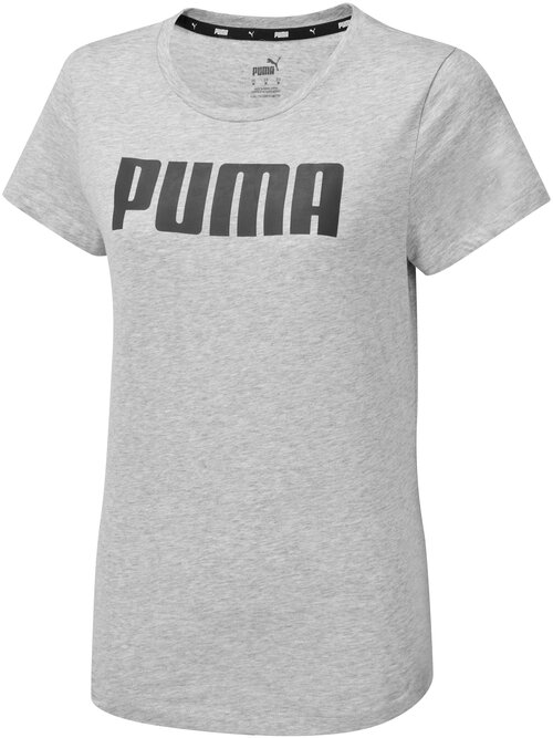 Футболка PUMA, хлопок, размер XL, серый