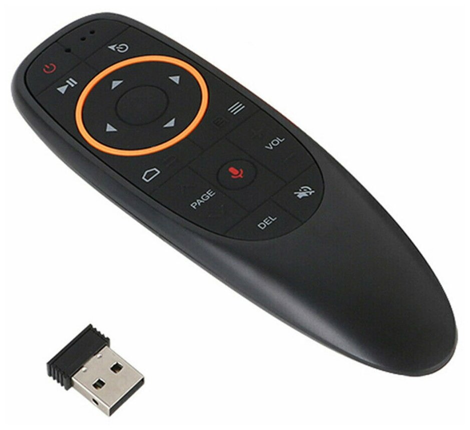 Пульт дистанционного управления G10S Air Remote Mouse аэромышь гироскоп голос USB Пульт работает от двух батареек ААA (в комплекте нет)