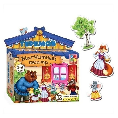 фото Кукольный театр теремок магнитный 3206-08vt vladi toys