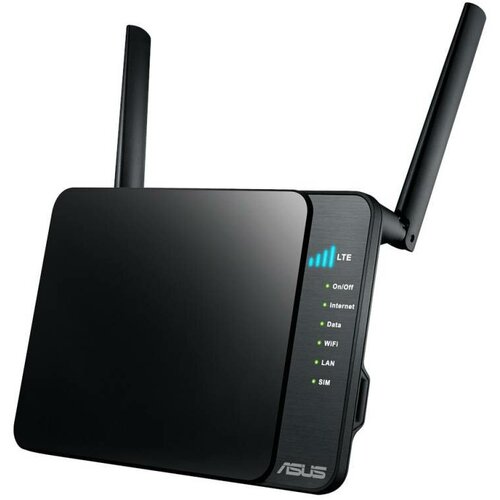 Роутер беспроводной Asus 4G-N12 N300 10/100BASE-TX/4G cat.4 черный