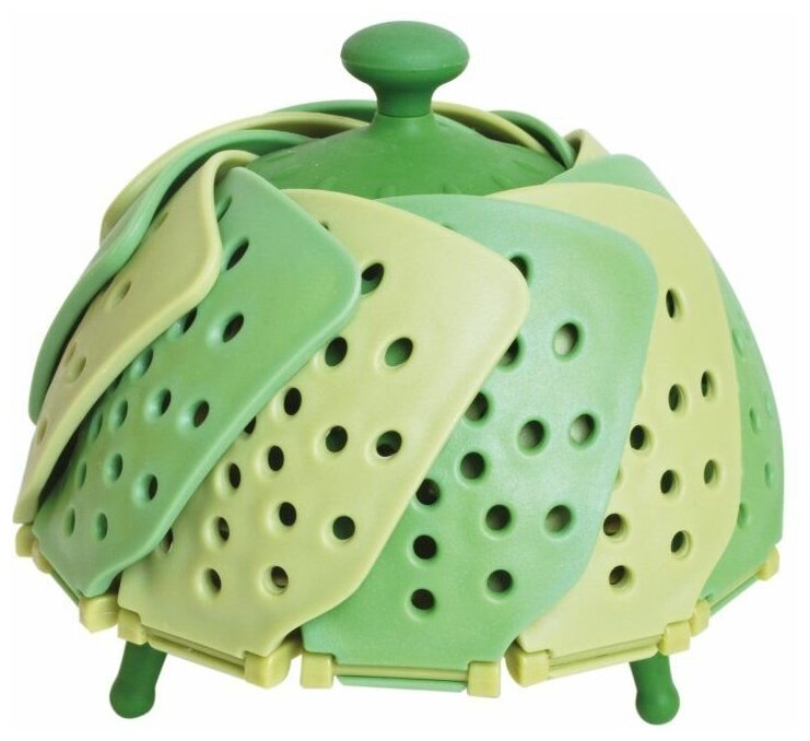 фото Пароварка складная "Лотус", TV-110, цвет зелёный (24)