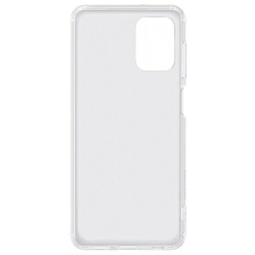 Чехол (клип-кейс) Samsung для Samsung Galaxy A12 Soft Clear Cover прозрачный (EF-QA125TTEGRU) клип кейс samsung galaxy a02s soft clear cover black ef qa025tbegru