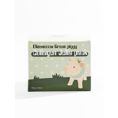 Маска для лица гелевая с коллагеном, Elizavecca Green Piggy Collagen Jella Pack