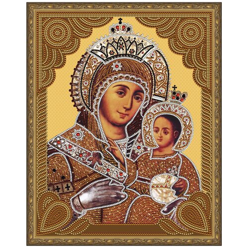 Картина 5D мозаика с нанесенной рамкой вифлеемская божия матерь (15 цветов) 40*50 см