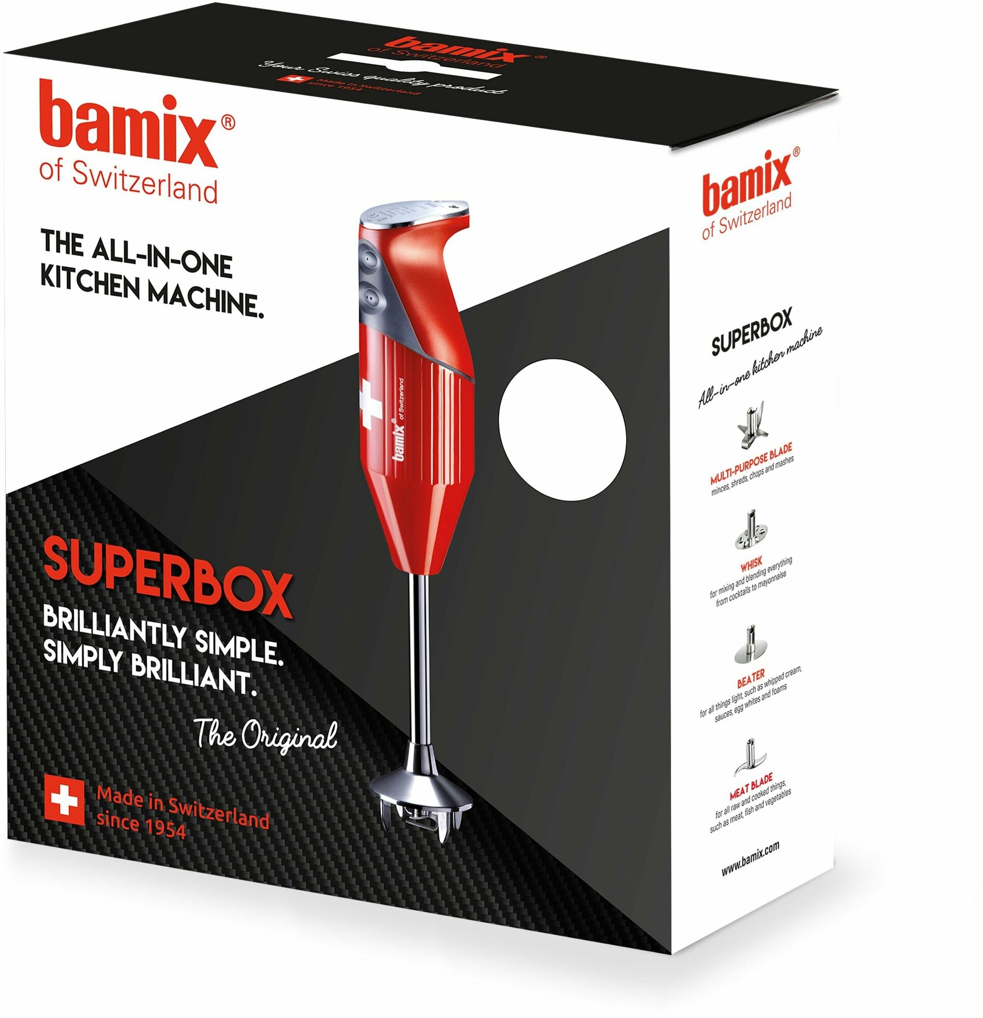 Блендер погружной Bamix M200 Superbox SwissLine Black - фото №14