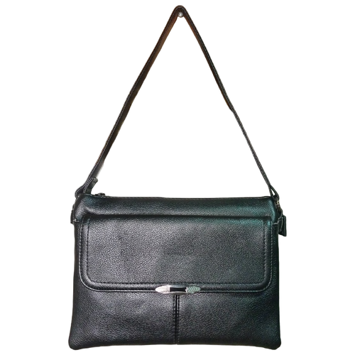 фото Сумка женская на плечо из экокожи, бежевая bsbags