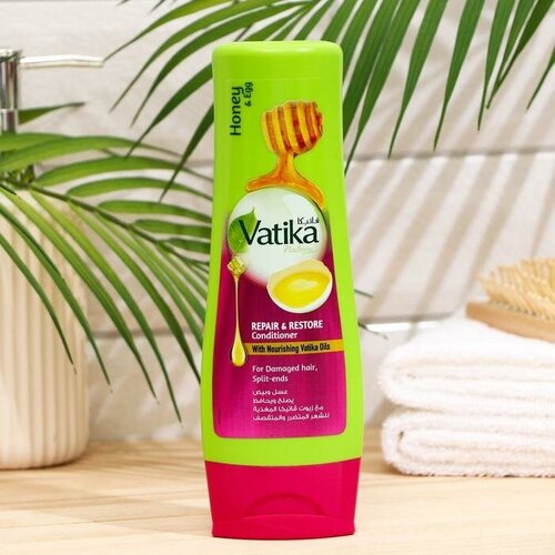 Dabur Кондиционер для волос Dabur VATIKA Naturals Repair & Restore, исцеление и восстановление, 200 мл