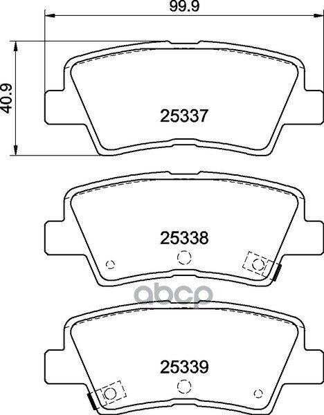 Колодки Тормозные Hyundai Solaris 10-/Sonata V (Nf) 05-/Kia Soul 09- Задние NISSHINBO арт. NP6020