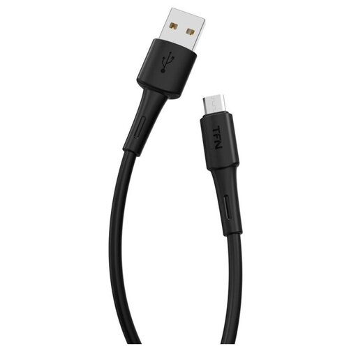 Комплект 2 штук, Кабель интерфейсный TFN USB-Micro-USB, 3.0м. черный (TFN, TFN-CMICUSB3MBK) азу tfn tfn cc2u24abk 2 usb 2 4а black