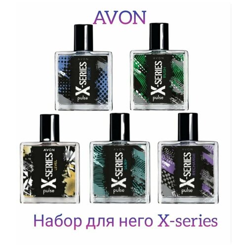 Туалетная водаAvonX-series recharge, surf, rush, force, level. avon набор мужской luck туалетная вода 75мл шампунь гель 200 мл