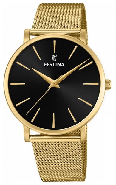 Наручные часы FESTINA Boyfriend, черный, золотой