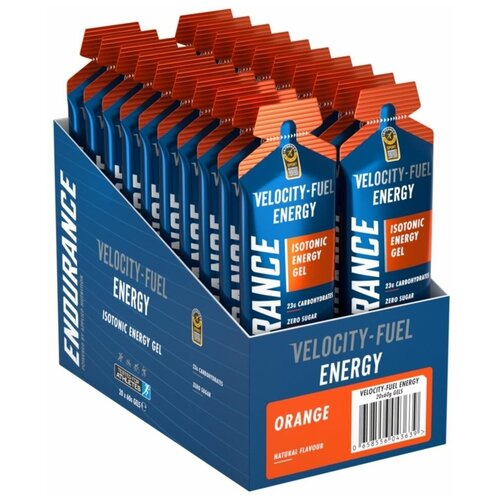 applied nutrition endurance velocity fuel energy isotonic gel 3x60г апельсин APPLIED NUTRITION, Endurance Velocity Fuel ENERGY Isotonic Gel, упаковка 20x60г (Апельсин)