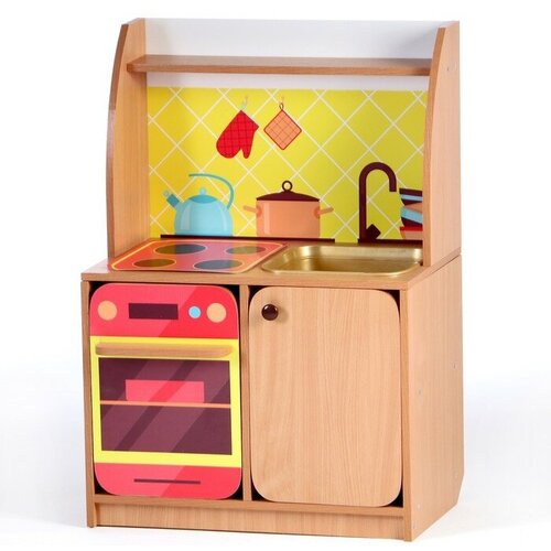 Игровой набор Кухня Машенька мойка микс 684х400х1002 Цветной 10614₽