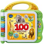 Интерактивная игрушка Vtech Англо-русская книга 100 животных 80-609526 - изображение