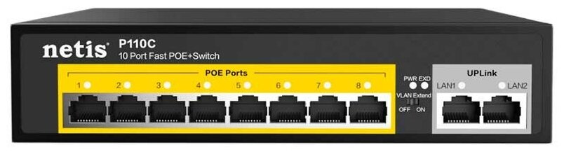 Коммутатор Netis P110GH - фото №2