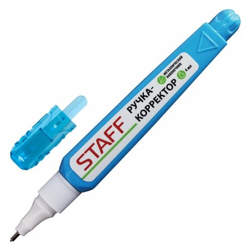 Корректирующая ручка Staff, 4мл, металлический наконечник (226815)