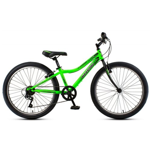 фото Велосипед maxxpro hellcat 24 зелёно-чёрный
