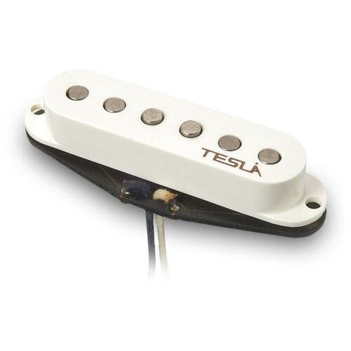 Tesla OPUS-S1/WH/MID Middle. Звукосниматель, сингл, белый звукосниматель tesla opus 5 brushed neck