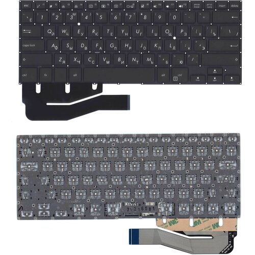 Клавиатура для ноутбука Asus VivoBook Flip 14 TP401N TP401 черная 3274₽