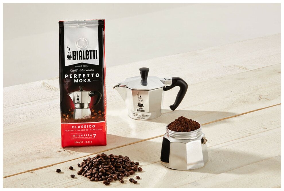 Кофе молотый Bialetti Perfetto Moka Vaniglia 250г - фото №6