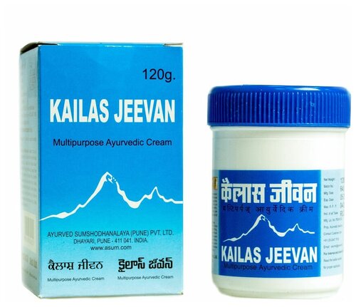 KAILAS JEEVAN (Кайлаш Дживан) крем-бальзам аюрведический), 120 г