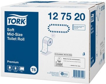 Бумага туалетная Tork профессиональная Advanced 2-х слойная 100м белый (27рул.) (127530) - фото №16