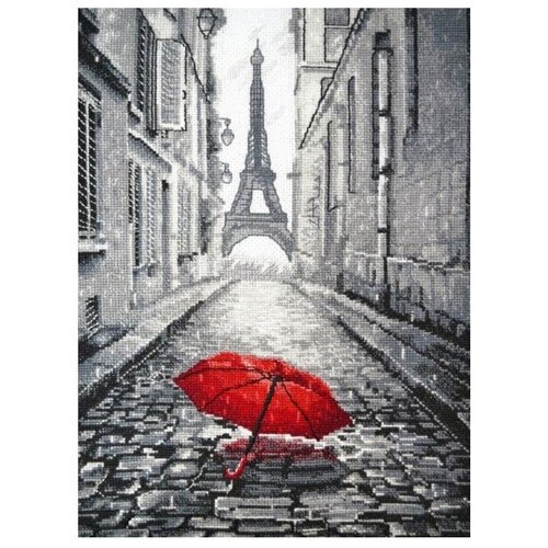 овен цветной вышивка крестом в париже дождь 20 х 29 см 868 Овен Цветной Вышивка крестом В Париже дождь (868), разноцветный, 29 х 20 см