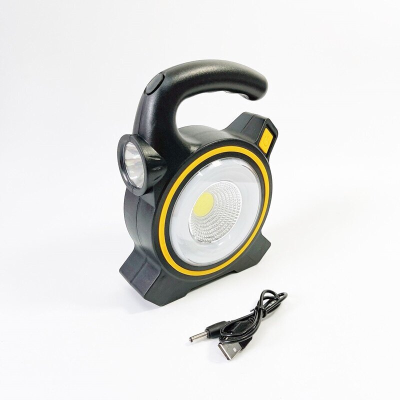 фото Переносной светодиодный фонарь с ручкой и с солнечной батареей.