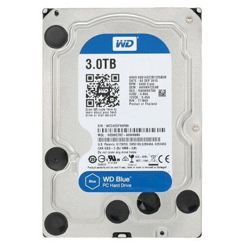 фото Жесткий диск western digital blue 3tb wd30ezaz