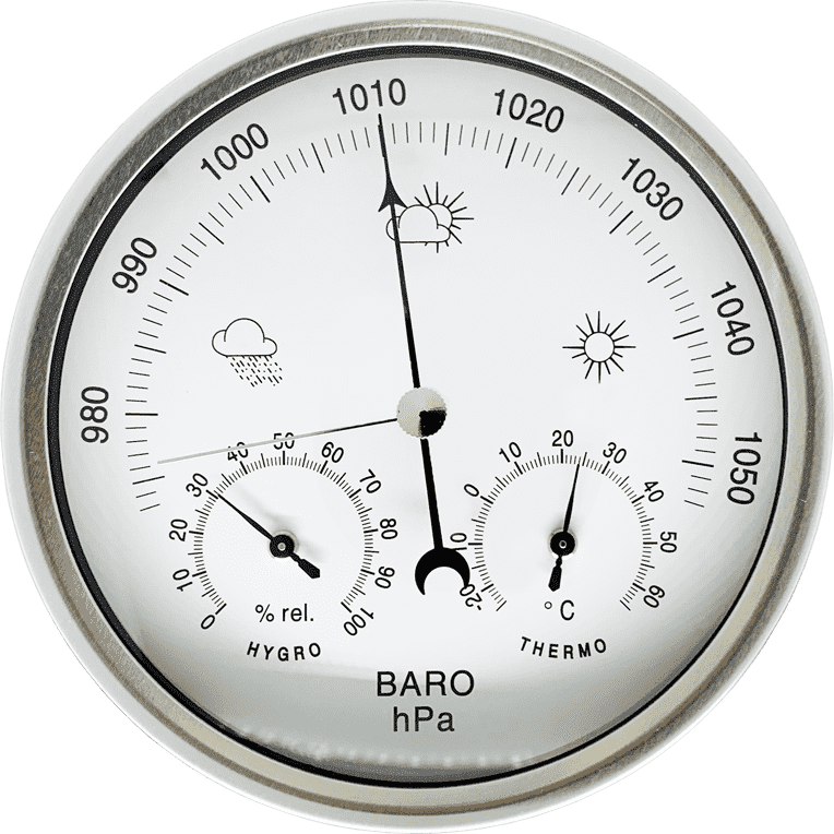 Amtast AW007 Механический барометр с термометром и психрометром AW007