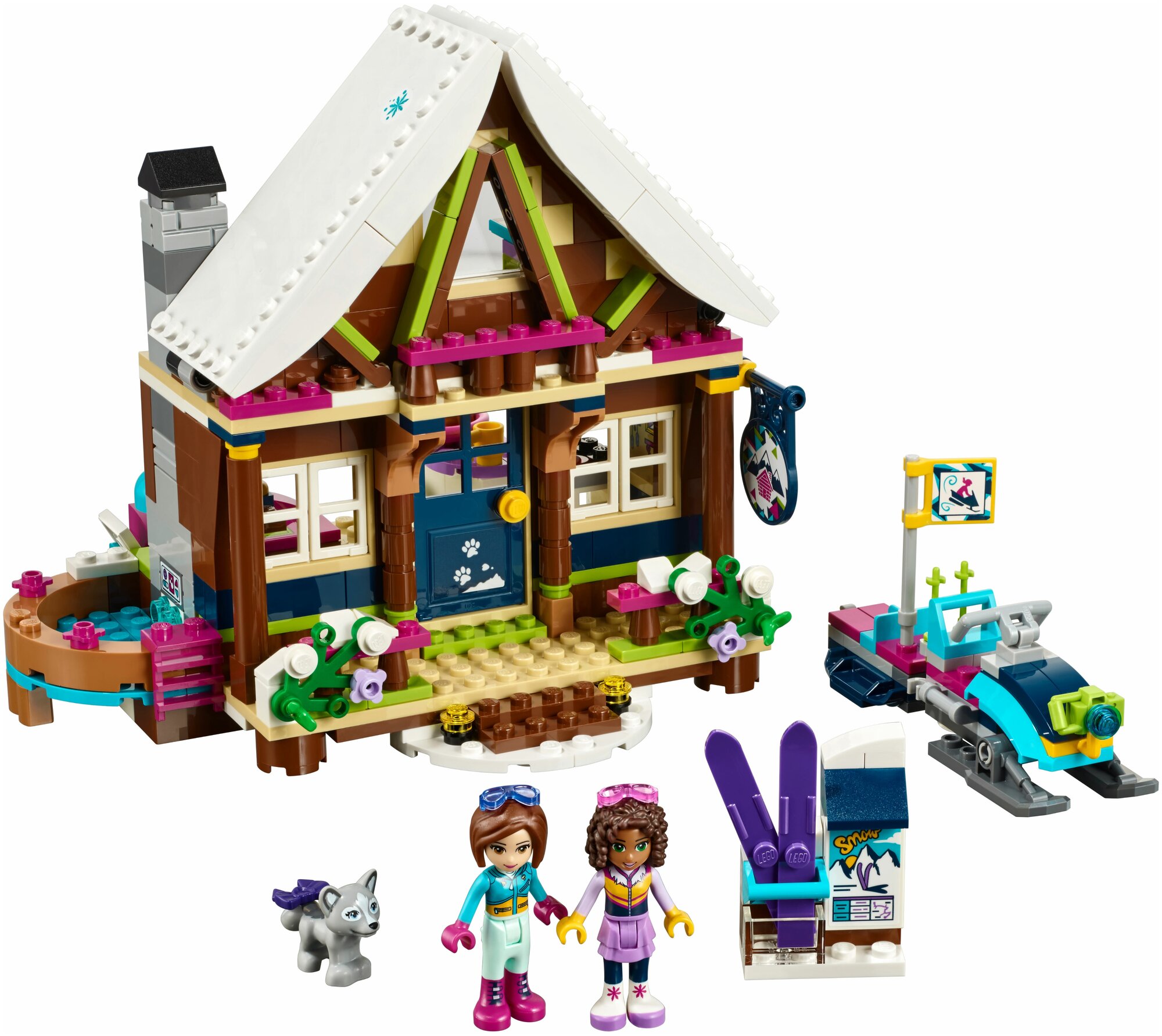 LEGO Friends Горнолыжный курорт: шале - фото №19