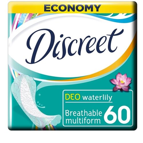 Прокладки Discreet Deo Waterlily multiform 60 шт