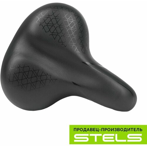 седло велосипедное stels az 5552 g 01 черный Седло велосипедное STELS AZ-5552 G-01, черный